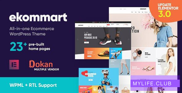 ekommart v3.5.1 – All-in-one eCommerce WordPress Theme