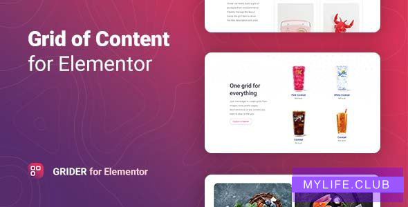 Grider v1.0.0 – Grid of Content and Products for Elementor