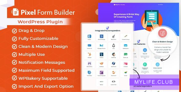 Pixel v1.0.1 – WordPress Form Builder Plugin & Autoresponder