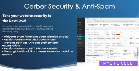 WP Cerber Security PRO v8.9.5 【nulled】