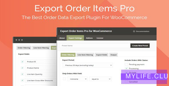 Export Order Items Pro for WooCommerce v2.1.11 【nulled】
