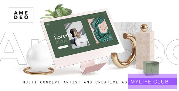 Amedeo v1.5 – Multi-concept Artist and Creative Agency Theme