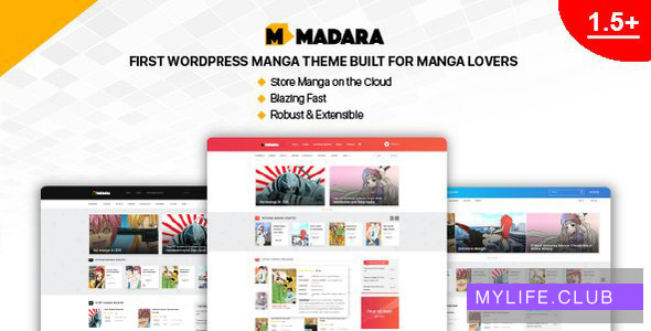 Madara v1.7.3.1 – WordPress Theme for Manga 【nulled】