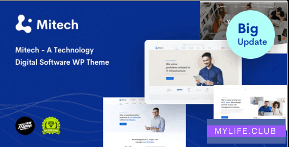 Mitech v1.6.4 – Technology IT Solutions & Services WordPress Theme 【nulled】