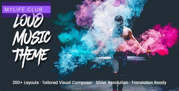 Loud v2.1.3 – A Modern WordPress Theme for the Music Industry