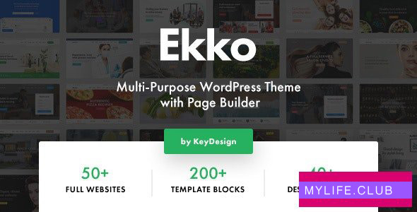 Ekko v3.0 – Multi-Purpose WordPress Theme with Page Builder