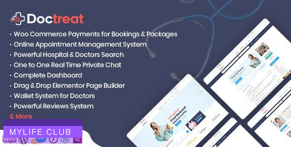 Doctreat v1.4.8 – Doctors Directory WordPress Theme