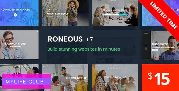 Roneous v1.8.9 – Creative Multi-Purpose WordPress Theme 【nulled】