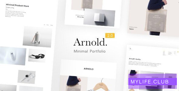 Arnold v2.1.0 – Minimal Portfolio WordPress Theme