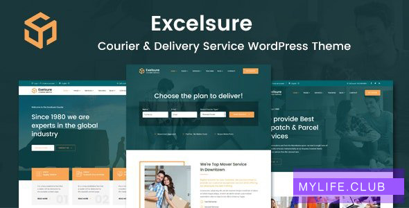 Excelsure v1.0 – Courier Delivery WordPress Theme