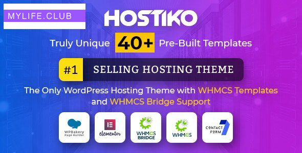 Hostiko v59.0 – WordPress WHMCS Hosting Theme 【nulled】