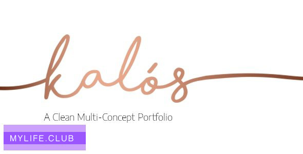 Kalόs v1.4 – Portfolio WordPress Theme