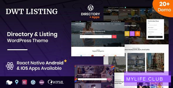 DWT v3.1.8 – Directory & Listing WordPress Theme