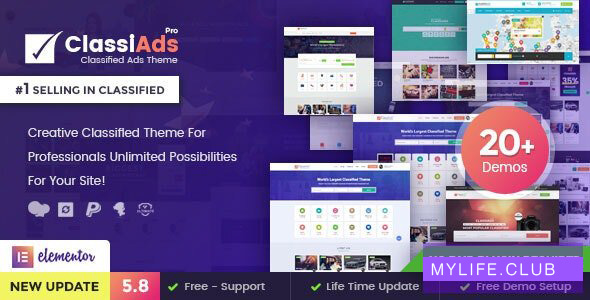 Classiads v5.9.3 – Classified Ads WordPress Theme 【nulled】