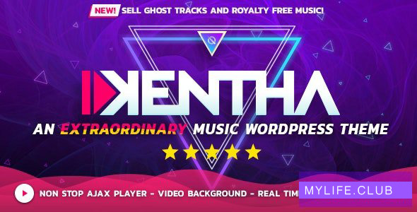 Kentha v3.2.0 – Non-Stop Music WordPress Theme with Ajax 【nulled】