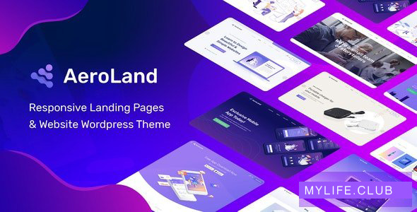 AeroLand v4.0 – App Landing Software Website WordPress Theme