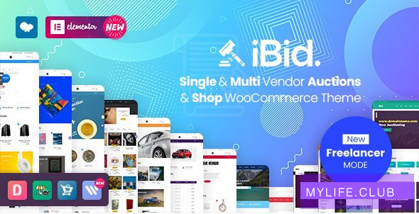 iBid v2.9.3 – Multi Vendor Auctions WooCommerce Theme