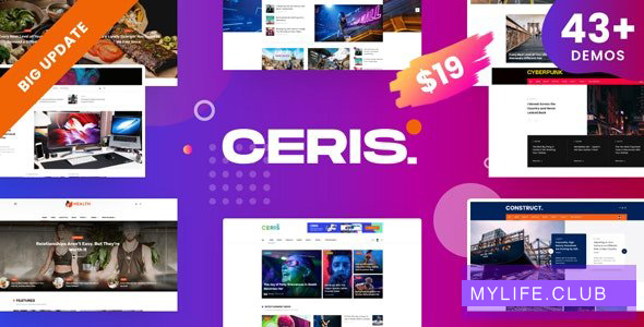 Ceris v2.6.1 – Magazine & Blog WordPress Theme