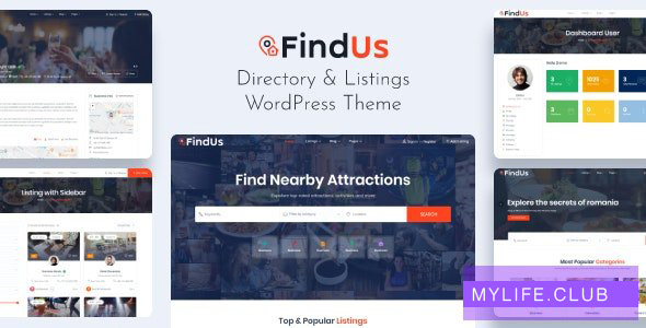 Findus v1.1.24 – Directory Listing WordPress Theme