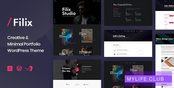 Filix v1.2.5 – Creative Minimal Portfolio WordPress Theme