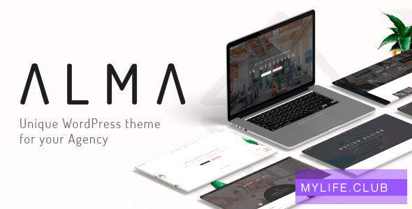 Alma v1.2 – Minimalist Multi-Use WordPress Theme
