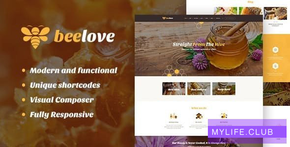 Beelove v1.2.4 – Honey Production and Sweets Online Store WordPress Theme