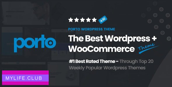 Porto v5.4.6 – Responsive eCommerce WordPress Theme 【nulled】