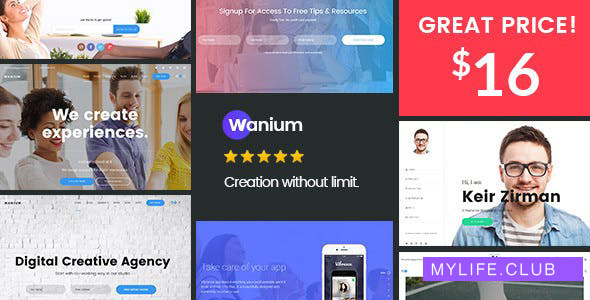 Wanium v1.7.7 – A Elegant Multi-Concept Theme