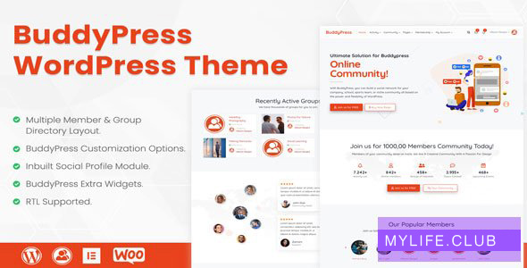 Reign v3.6.0 – BuddyPress & bbPress WordPress Theme