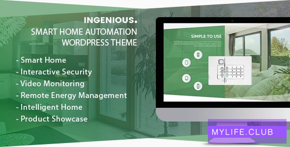 Ingenious v1.1.7 – Smart Home Automation WordPress Theme