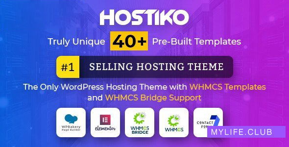 Hostiko v41.0.0 – WordPress WHMCS Hosting Theme