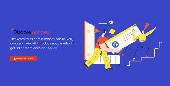 Disable Admin Notices Pro – 关闭屏蔽通知信息WordPress插件 – v1.1.0