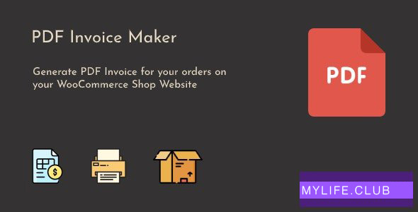 WooCommerce PDF Invoice Maker v1.0.9