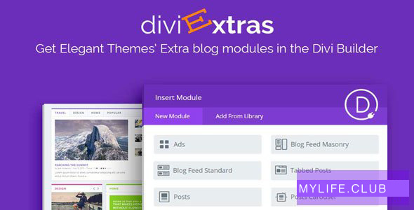 Divi Extras v1.1.10 – Extra Theme Blog Modules Added To Divi Builder