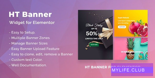 HT Banner for Elementor v1.0.4