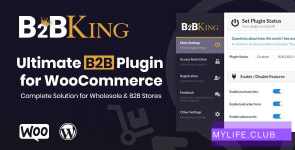 B2BKing v3.9.8 – The Ultimate WooCommerce B2B & Wholesale Plugin