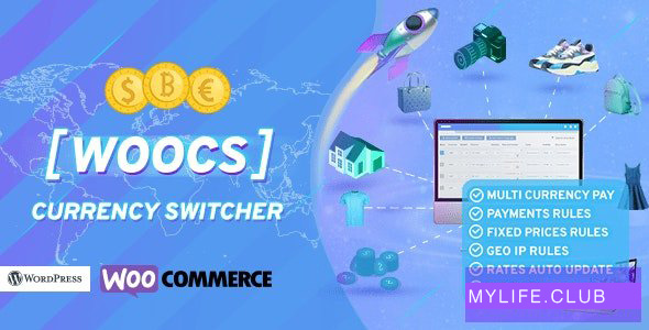 WOOCS v2.3.7.3 – WooCommerce Currency Switcher. Professional multi currency plugin