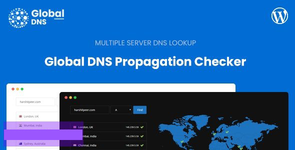 Global DNS v1.5.0 – Multiple Server – DNS Propagation Checker – WP