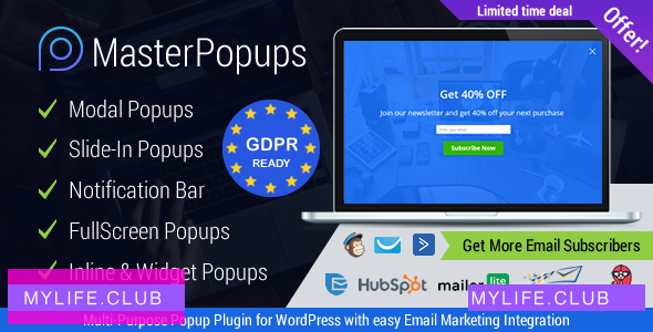 Master Popups v3.7.9 – Popup Plugin for Lead Generation 【nulled】