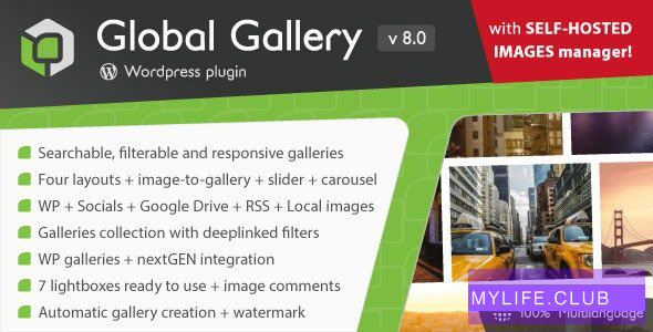 Global Gallery v8.0.7 – WordPress Responsive Gallery