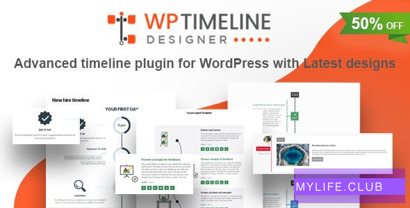 WP Timeline Designer Pro v1.3 – WordPress Timeline Plugin