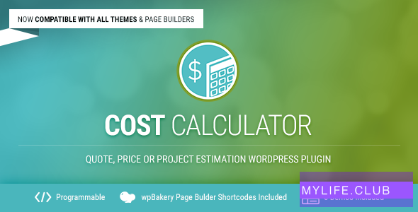 Cost Calculator v2.3.6 – WordPress Plugin