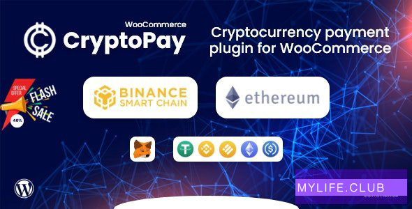 CryptoPay WooCommerce v1.0 – Cryptocurrency payment plugin