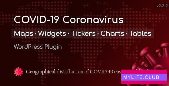 COVID-19 Coronavirus v2.3.5 – Live Map WordPress Plugin