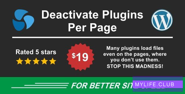 Deactivate Plugins Per Page v1.13.2 – Improve WordPress Performance