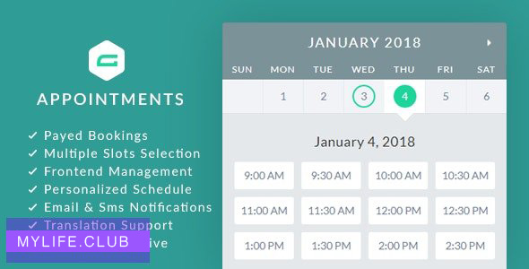 gAppointments v1.9.6 – Appointment booking addon for Gravity Forms