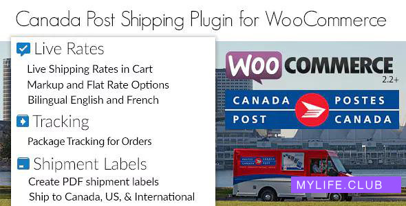 Canada Post Woocommerce Shipping Plugin v1.7.2