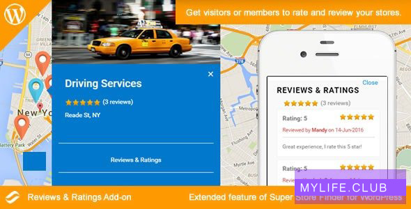 Social Store Locator – Reviews & Ratings Add-on v2.1