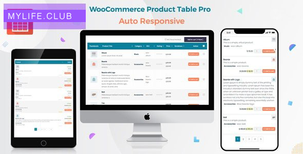 Woo Product Table Pro v7.0.7 – WooCommerce Product Table view solution