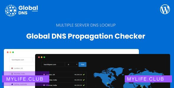 Global DNS v1.4.0 – Multiple Server – DNS Propagation Checker – WP